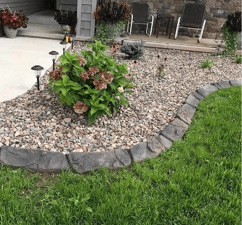 Concrete Landscape Edging in Rio Grande Vallery, TX